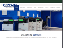 Tablet Screenshot of copywise.net